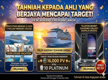 Raih Ganjaran Istimewa Bersama PSK Networks – Percutian Cruise 3 Hari 2 Malam Menanti Anda!